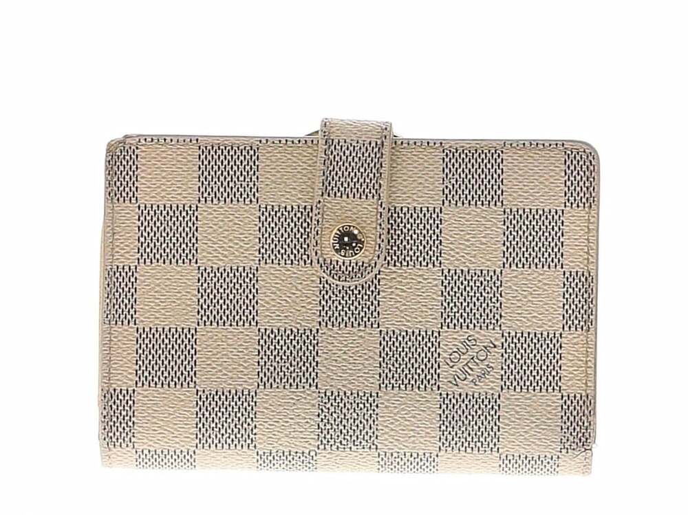 Louis Vuitton Damier Azur Portefeuille Viennois French Purse Wallet